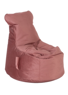 Кресло-мешок розовый бархатный (Monolith 63)