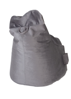 Bean Bag grey velvet (Monolith 85)