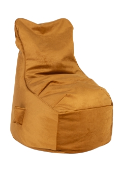 Кресло-мешок золотой бархатный (Monolith 48)