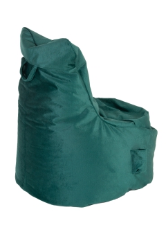 Кресло-мешок зеленый бархатный (Monolith 37)
