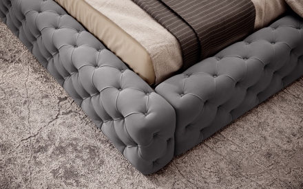 Bed with container grey Sola 06