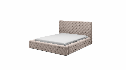 Bed with container Beige Sola 18