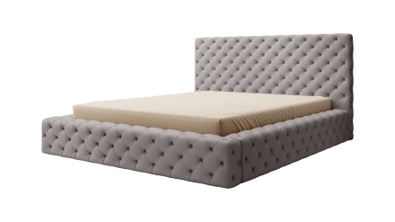 Bed with container Grey Softis 29