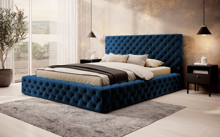 Bed with container blue Lukso 40