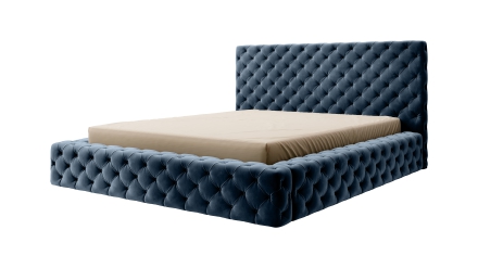 Bed with container blue Lukso 40