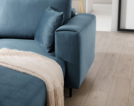 Угловой диван-кровать Dalia голубой