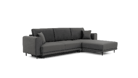 Corner sofa bed Dalia dark grey