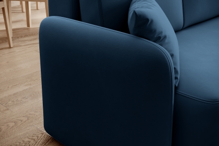 Угловой диван-кровать Lukso 40 синий