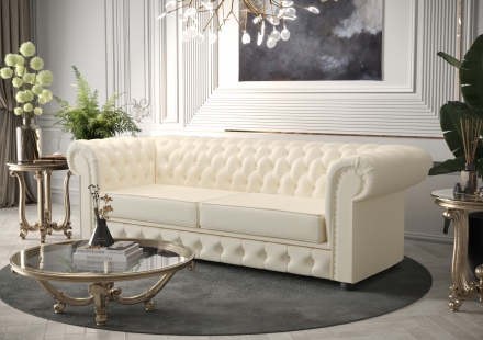 Sofa  Manchester III real leather
