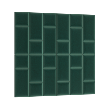 Мягкие настенные панели 180x180 зелёные