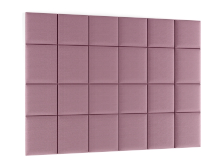 Мягкие настенные панели 240x180 розовые