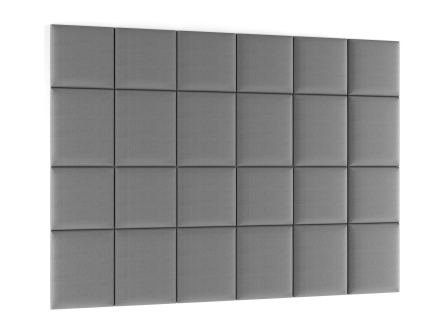 padded wall panels set 240x180 grey