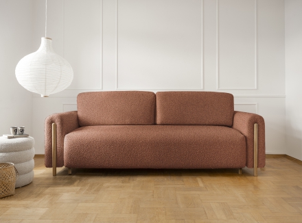 Sofa Bed Jaffrey 30 brown/oak