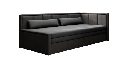 Sofa-bed Fulgeo black right