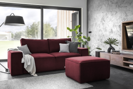 Sofa Bed Loco 25 red