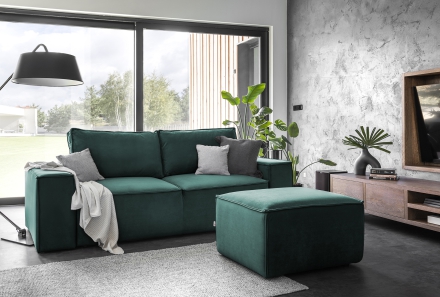 Sofa Bed Velvetmat 38 green