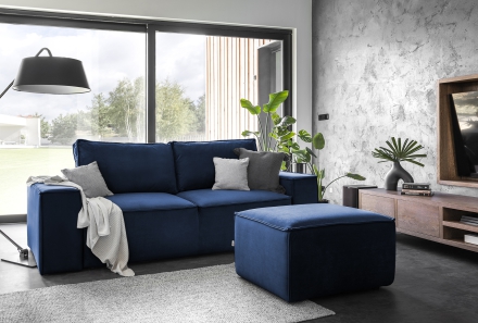 Sofa Bed Velvetmat 40 blue