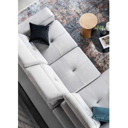 Modular sofa light grey Monolith 84