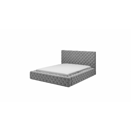 Bed with container light grey Sola 04