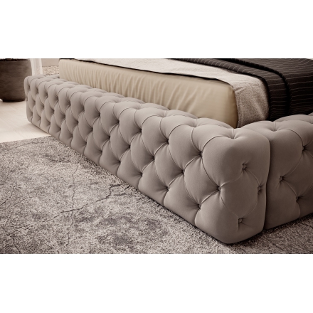 Bed with container Beige Sola 18