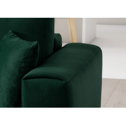 Угловой диван-кровать Dalia зеленый