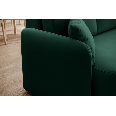 Угловой диван-кровать Lukso 35 зелёный
