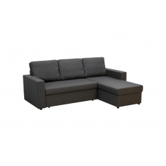 Corner sofa Celine dark grey