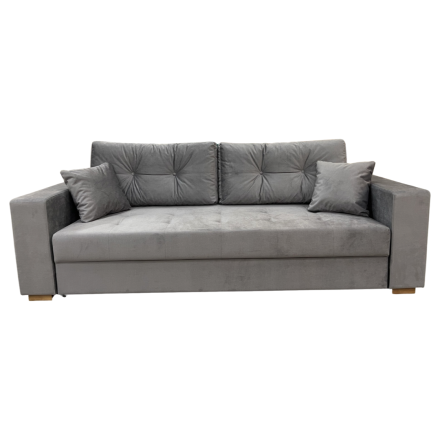 Sofa bed Doris Grey Velvet
