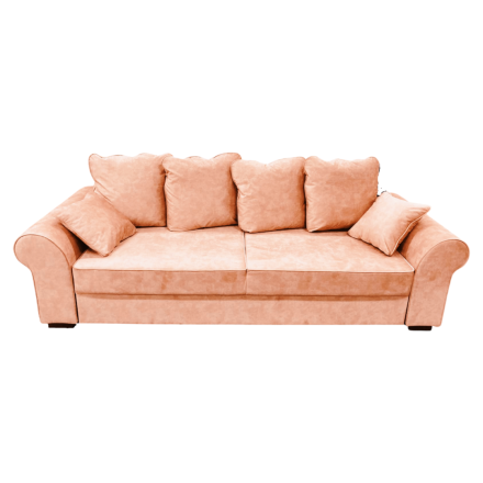 Sofa Sandra pink velvet