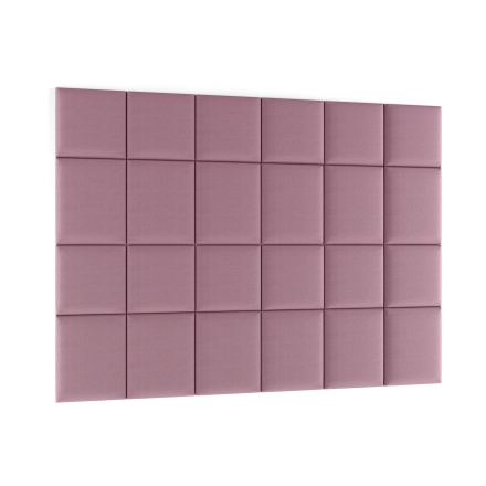 padded wall panels set 240x180 pink