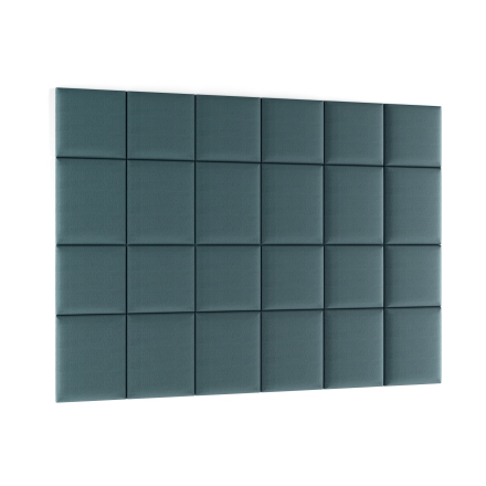 padded wall panels set 240x180 blue