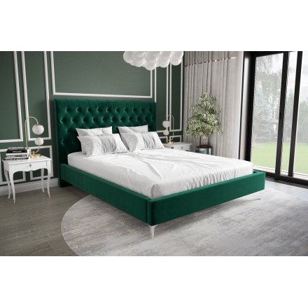 Bed Valentino green velvet