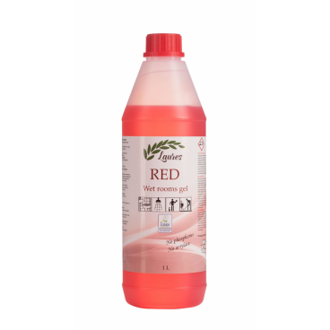 RED Gel-like, highly acidic detergent for wet rooms 1L